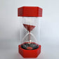 Red 2 minute sand timer, coloured timer, 60 second timer, school timer | Bloom Classroom  School Equipment & Supplies