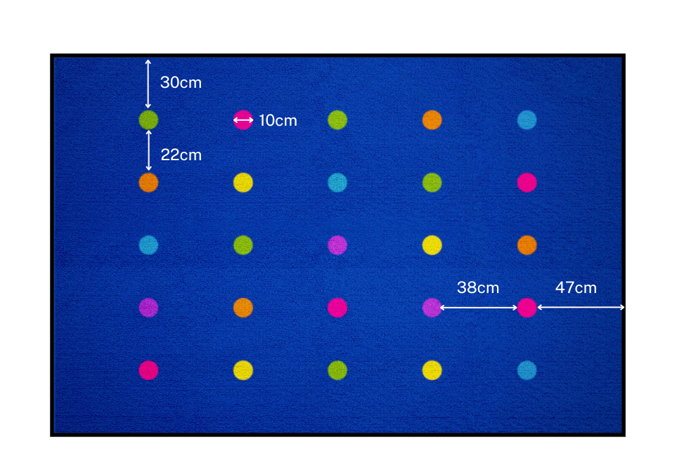 On Your Spot Placement 25 Mat (2m x 3m) | Classroom Mats