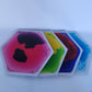 Sensory Liquid Tiles Hexagon Pack of 4