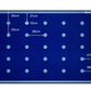 On Your Blue Spot Placement Border 25 Mat (2m x 3m) | Classroom Mats