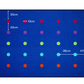 On Your Spot Placement Blue Base 25 Mat (2m x 3m) | Classroom Mats