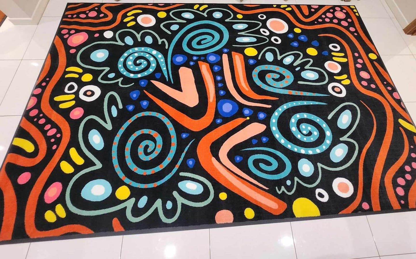 Australian Indigenous classroom school mat | Sydney Australia