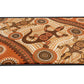 Australian Indigenous classroom school mat | Sydney Australia | Indigenous Classroom Rug | Sand Goannas (2m x 3m)