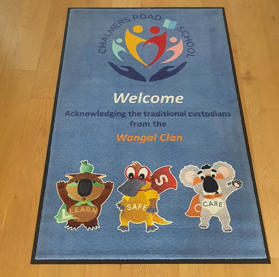 Custom School Welcome Mats