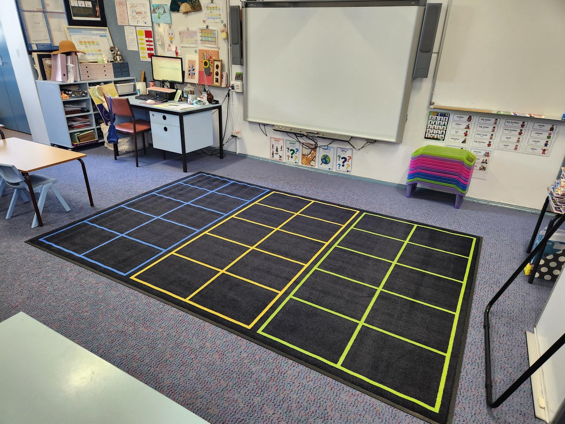 Ten Frame Rug (2m x 3m) | Classroom Rug