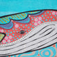 Australian Indigenous Classroom Mat - Mother & Calf Whales (2m x 3m)