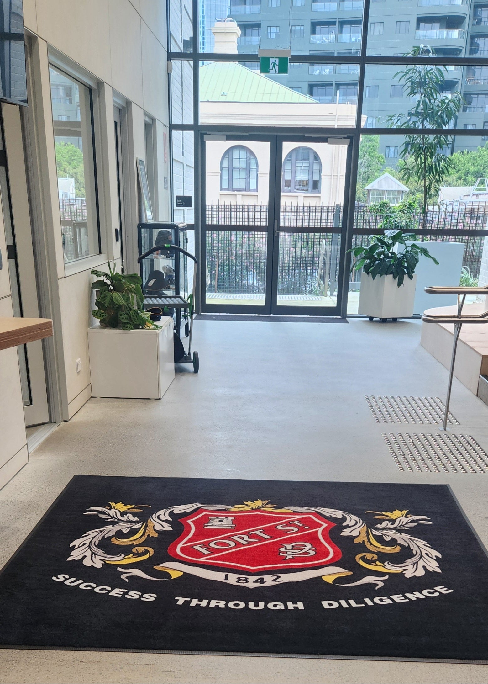 Custom School Welcome Mats | Custom School Logo Runners