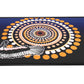 Indigenous School Seating Mat - Brolga Blue (2m x 3m) | Classroom Seating Mat