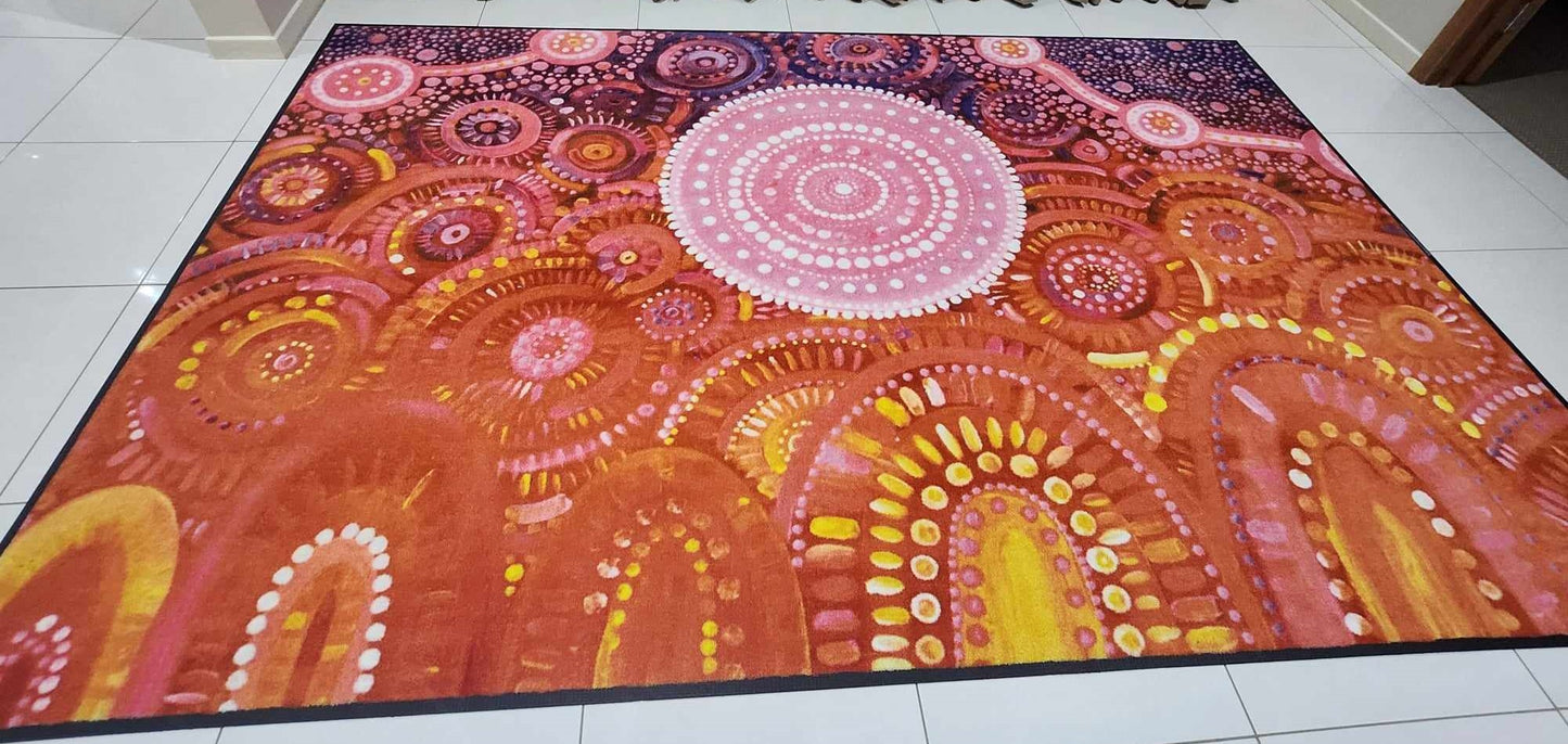 Australian Indigenous classroom school mat | Sydney Australia