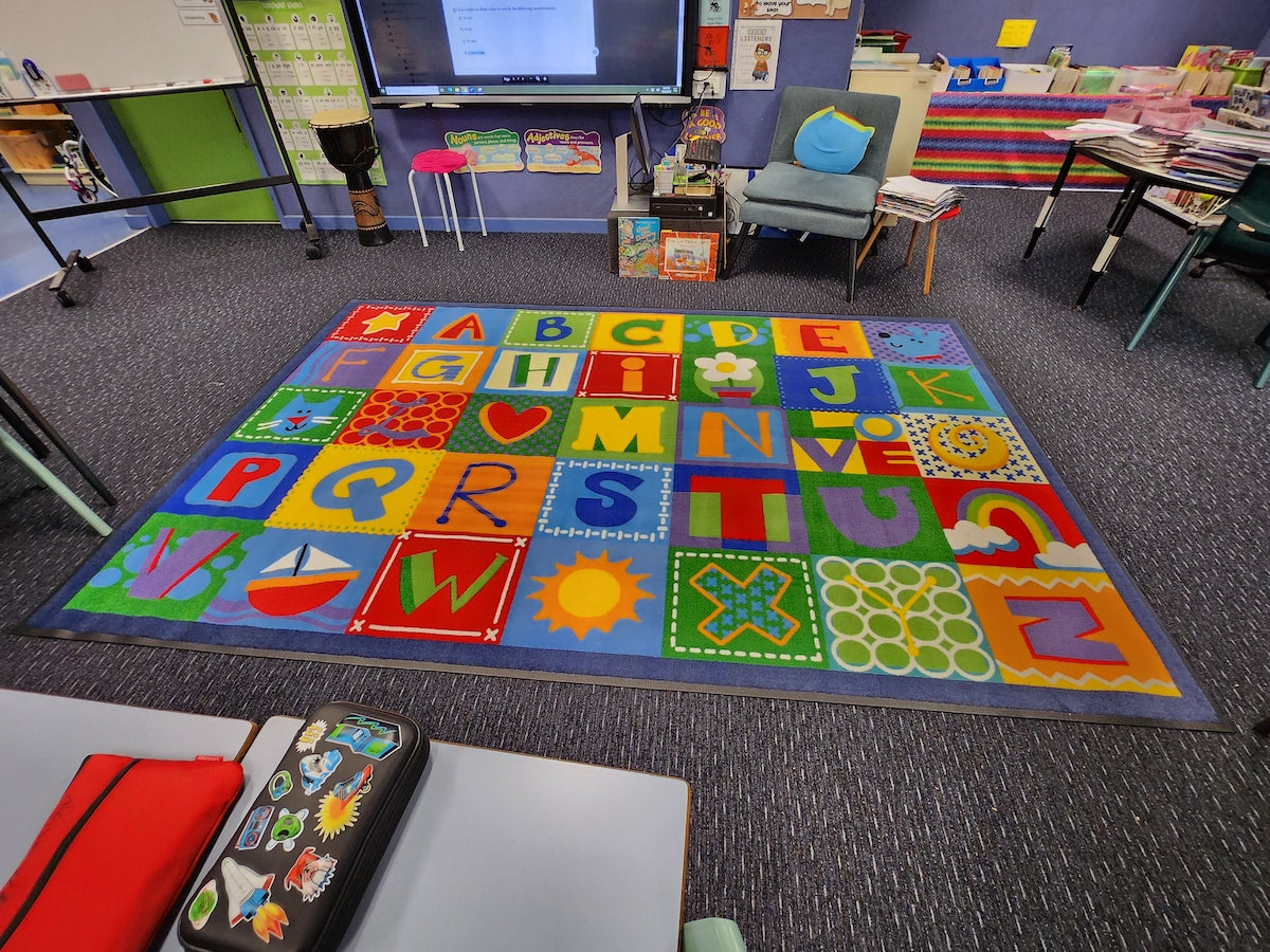 Classroom Rugs | Alphabet Seating Rugs | School Classroom Rugs Australia