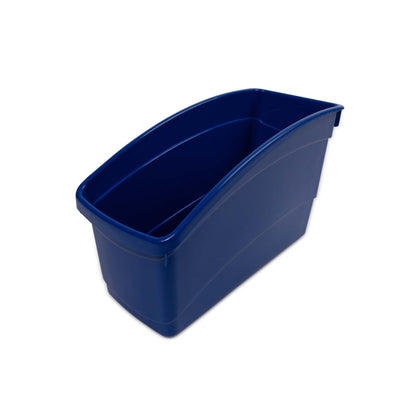 Blue plastic school book tubs | Book box | Classroom Storage boxes | Bloom Classroom