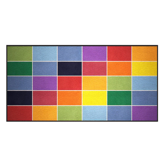 Colour Square Seating Rugs | Classroom Rugs | Australia