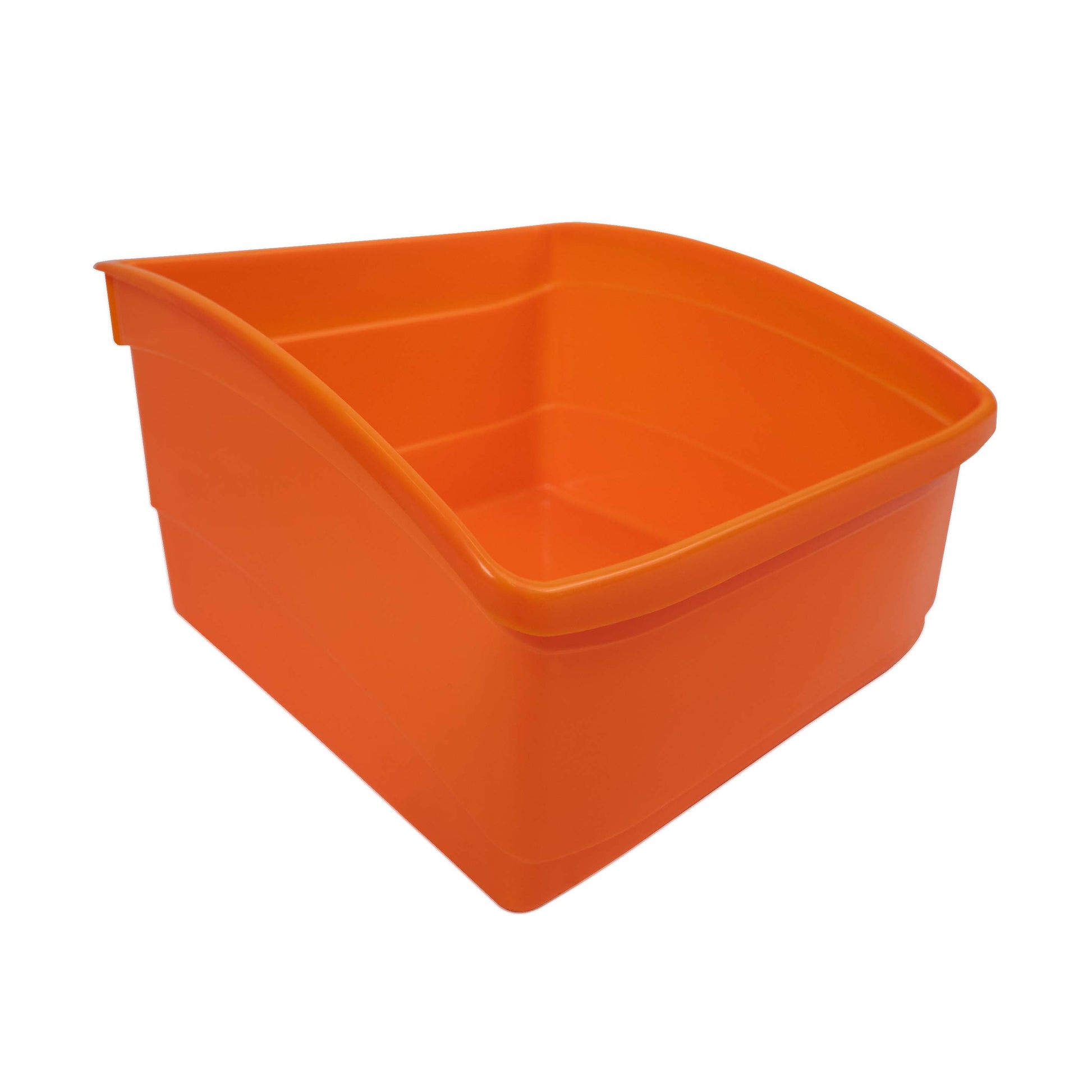 Orange Large Plastic Storage Tub For Schools, Book Box, Plastic Storage Container, Classroom Storage, Storage Tub | Bloom Classroom School Supplies Sydney