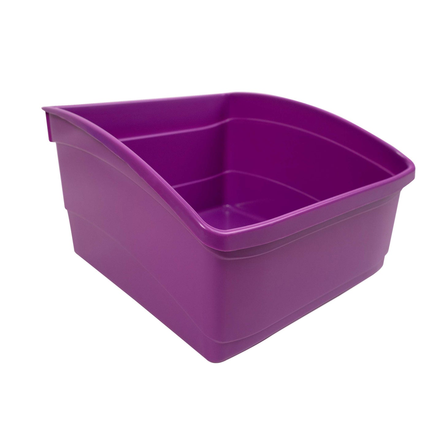 Purple Large Plastic Storage Tub For Schools, Book Box, Plastic Storage Container For Classrooms, Classroom Storage, Storage Tub | Bloom Classroom School Storage Supplies Sydney