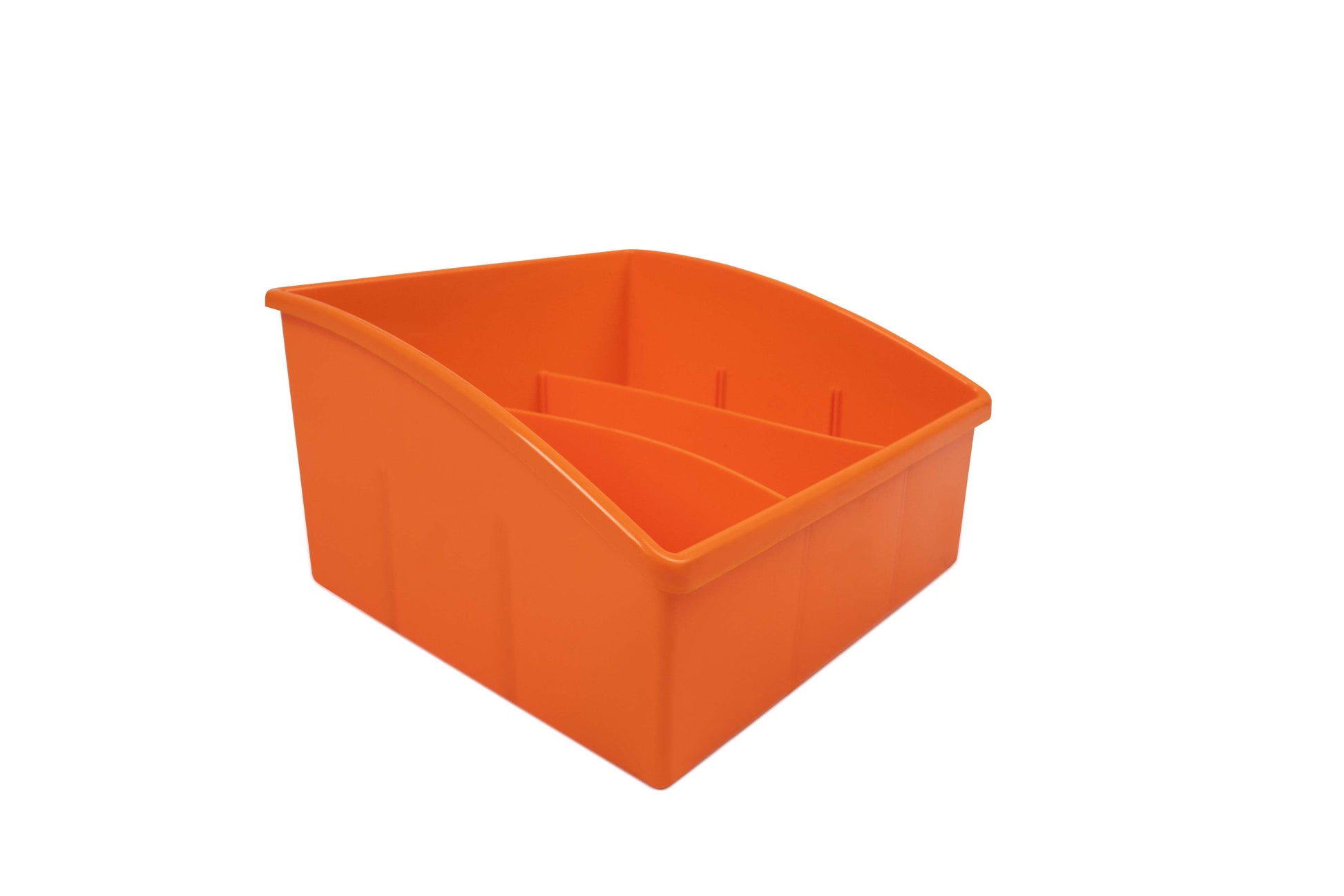 Orange Book Boxes, Plastic Tubs, Reading Tubs, Plastic Book Tubs, Classroom Storage | Bloom Classroom School Supplies | Classroom Supplies