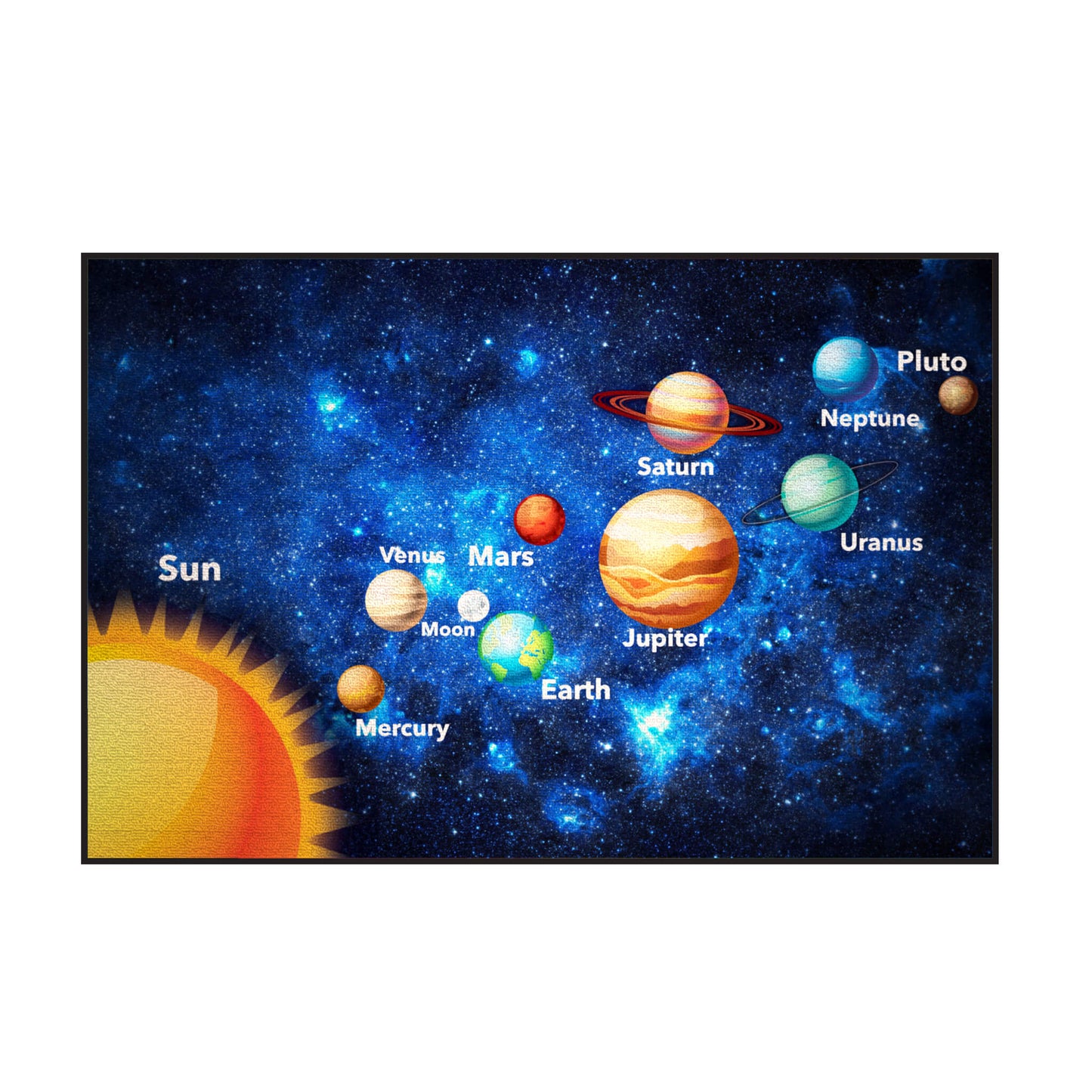 Solar System Classroom Mat - 2m x 3m | Solar System Classroom Rug | Bloom Classroom Sydney