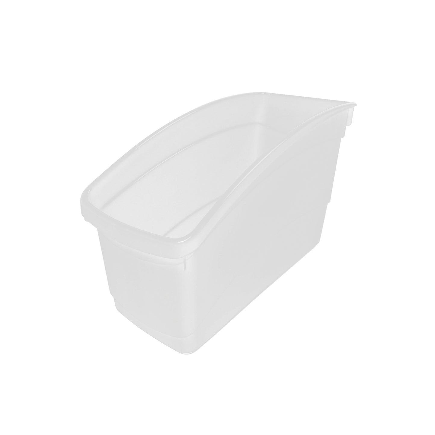 White Plastic Book Tub | Classroom Storage Plastic Tub | Bloom Classroom