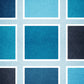 Blue Square 24 Grid Classroom Seating Rug | Sydney Australia