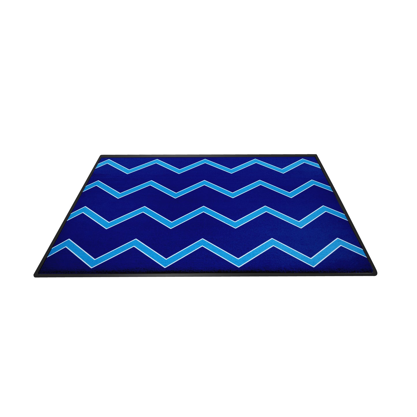 Chevron Blue Rug (2m x 3m)