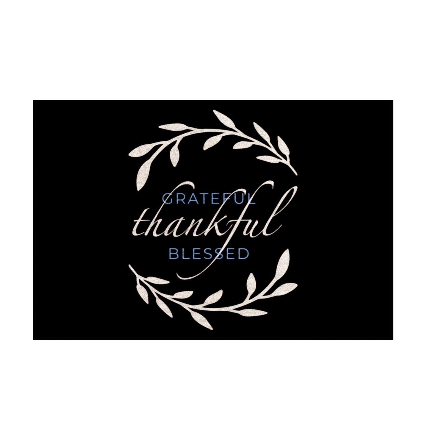 Grateful, Thankful, Blessed Rug (2m x 3m)