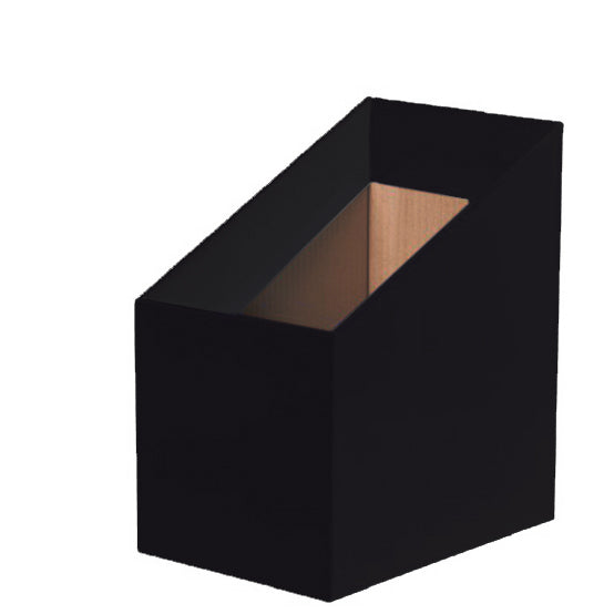 Black Book boxes set of 5, reader boxes, school & classroom storage boxes, high back | Bloom Classroom Sydney