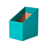 Aqua, Turquoise Book boxes set of 5, reader boxes, school & classroom storage boxes, high back | Bloom Classroom Sydney