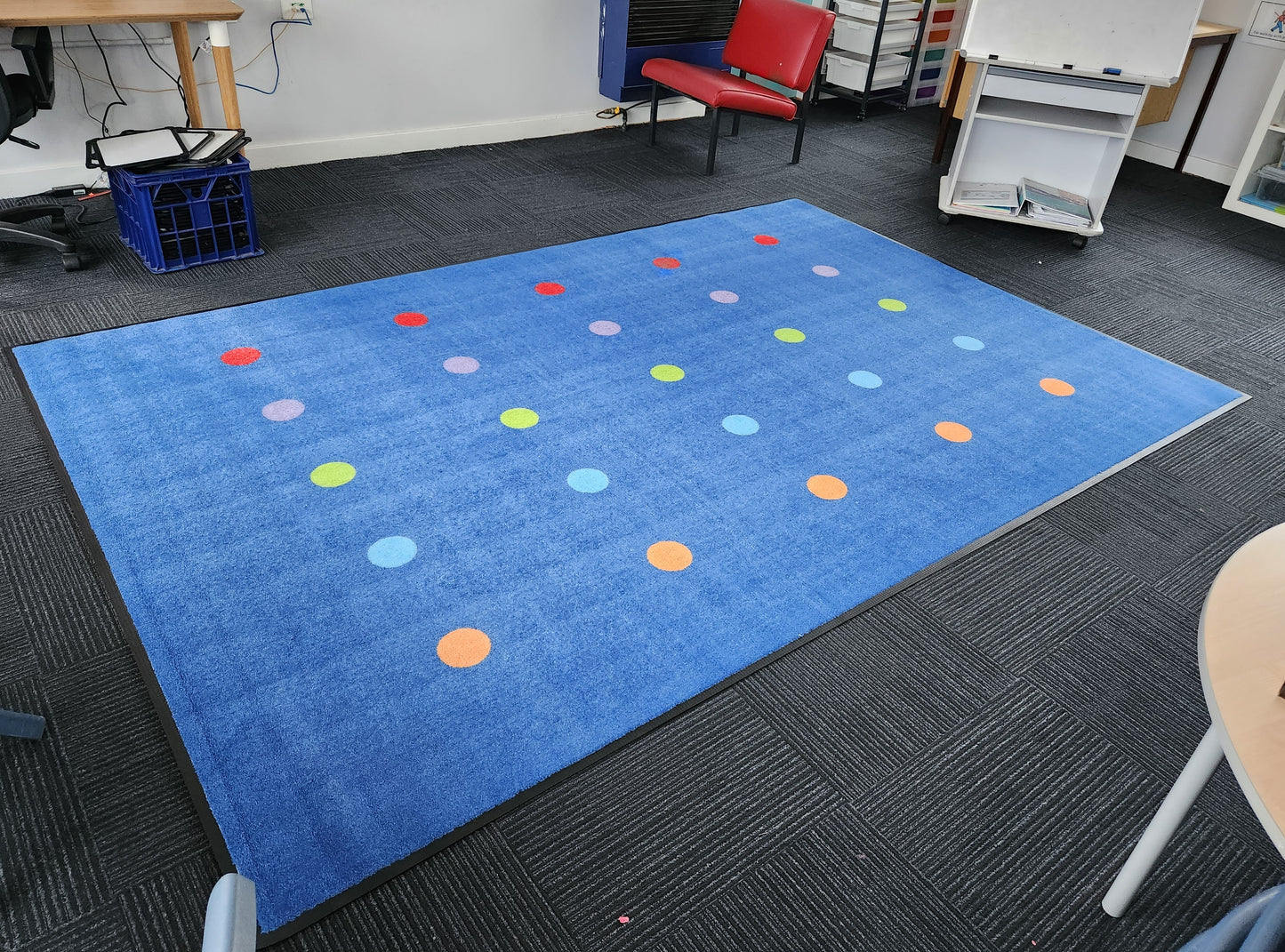 On Your Spot Placement Blue Base 25 Rug (2m x 3m)