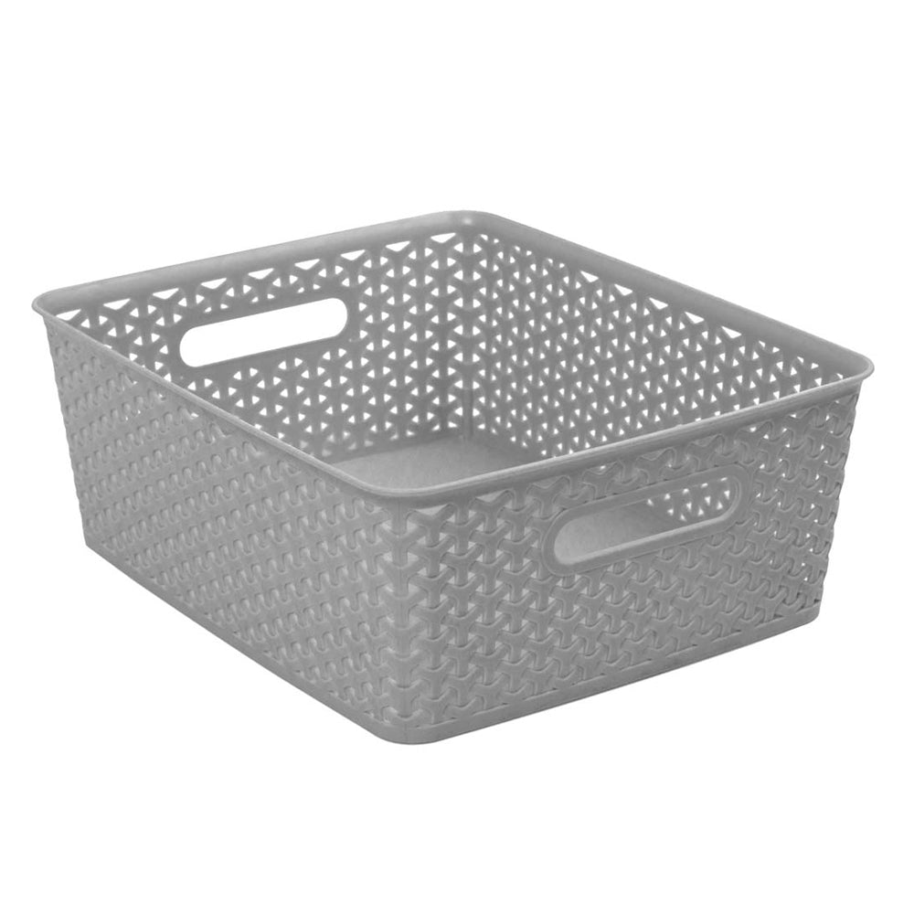 Grey Storage Basket | Classroom Storage Baskets